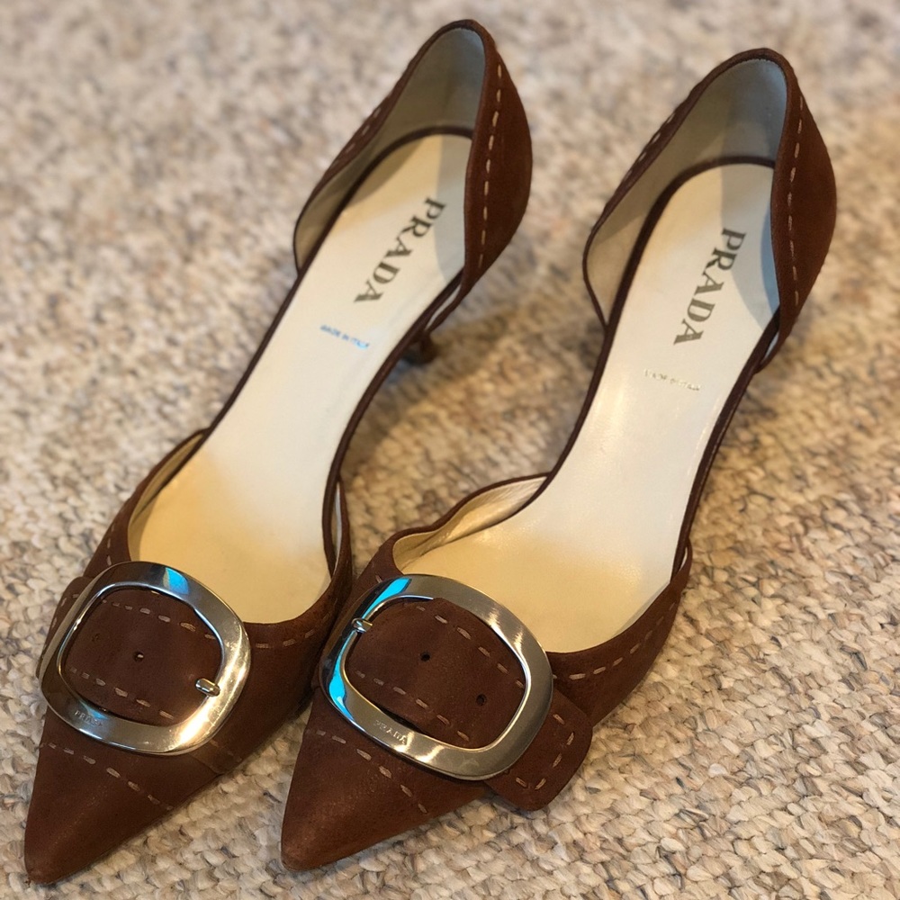 Prada kitten heels 👠 Well Loved